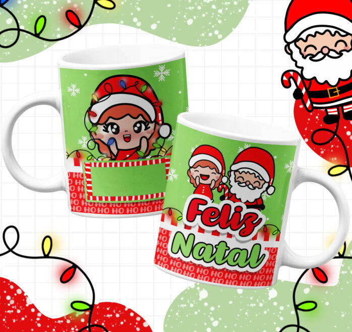 Artes Canecas Natal Infantil
