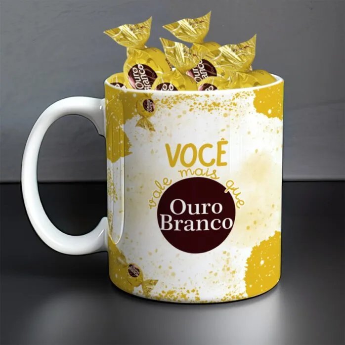 Artes Canecas Páscoa Chocolate - Arquivo Digital