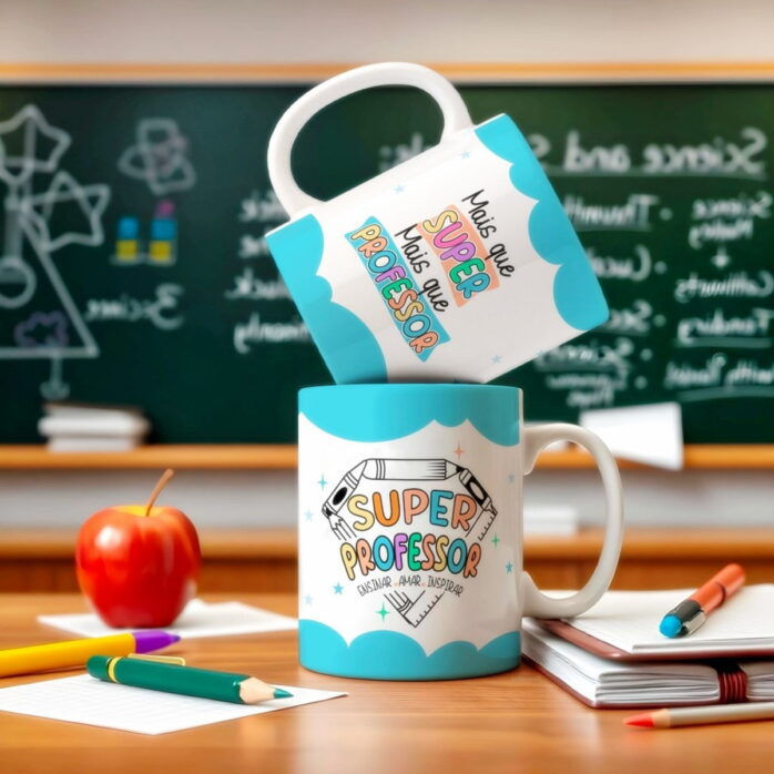 Artes Canecas Professores - Png e Corel