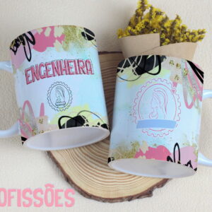 Artes Canecas Profissões Femininas