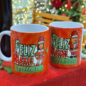 Artes Canecas Rostos Divertidos Natal 2024 - Png