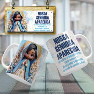 Artes Canecas Santos Católicos - Jpg