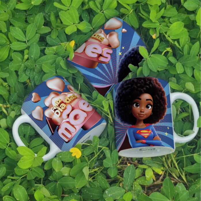 Artes Canecas Super Mãe - Png