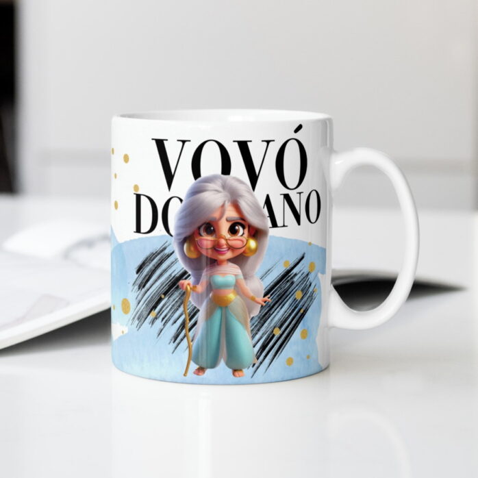 Artes Canecas Vovó Princesa - Png e Corel