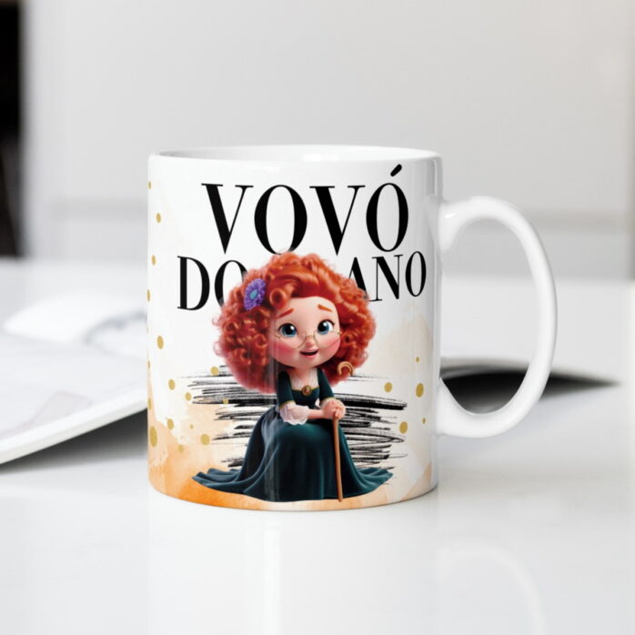 Artes Canecas Vovó Princesa - Png e Corel