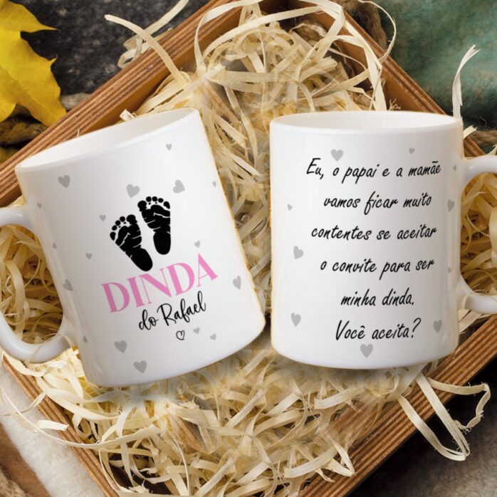 Artes De Sublimacao Dindos Padrinhos Minimalista 4