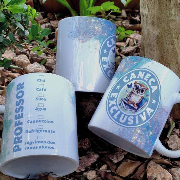 Artes Digitais Caneca Exclusiva Professora