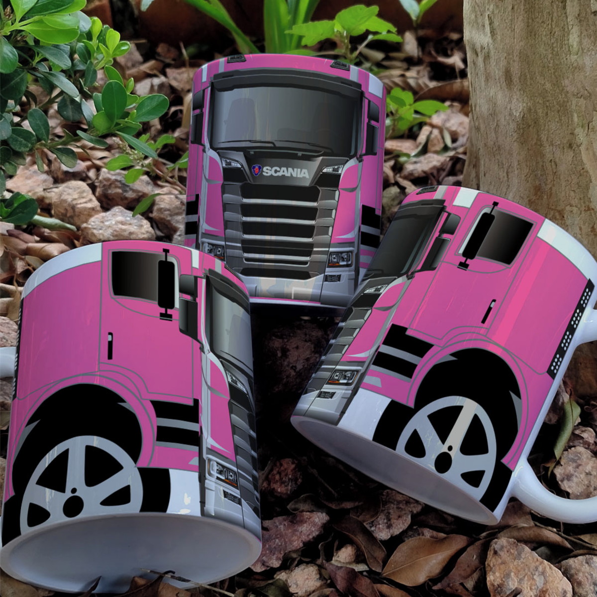 Arte Digital Caneca Caminhão Scania para Sublimação 3 Arte Digital Caneca Caminhão Scania para Sublimação - Imagem 3