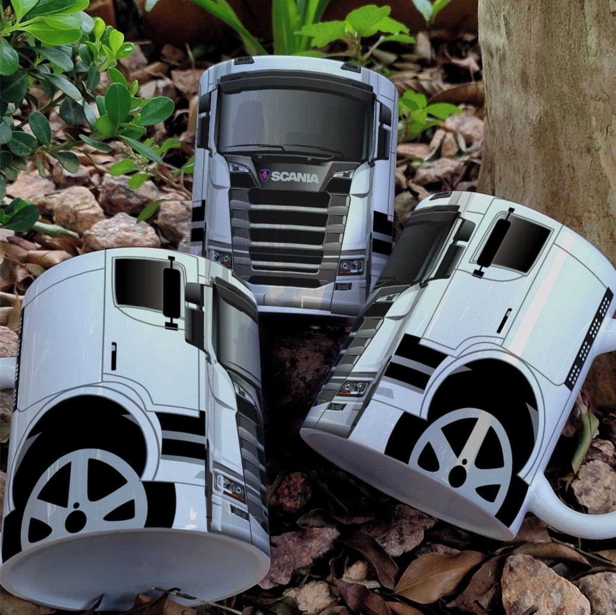 Arte Digital Caneca Caminhão Scania para Sublimação 4 Arte Digital Caneca Caminhão Scania para Sublimação - Imagem 4