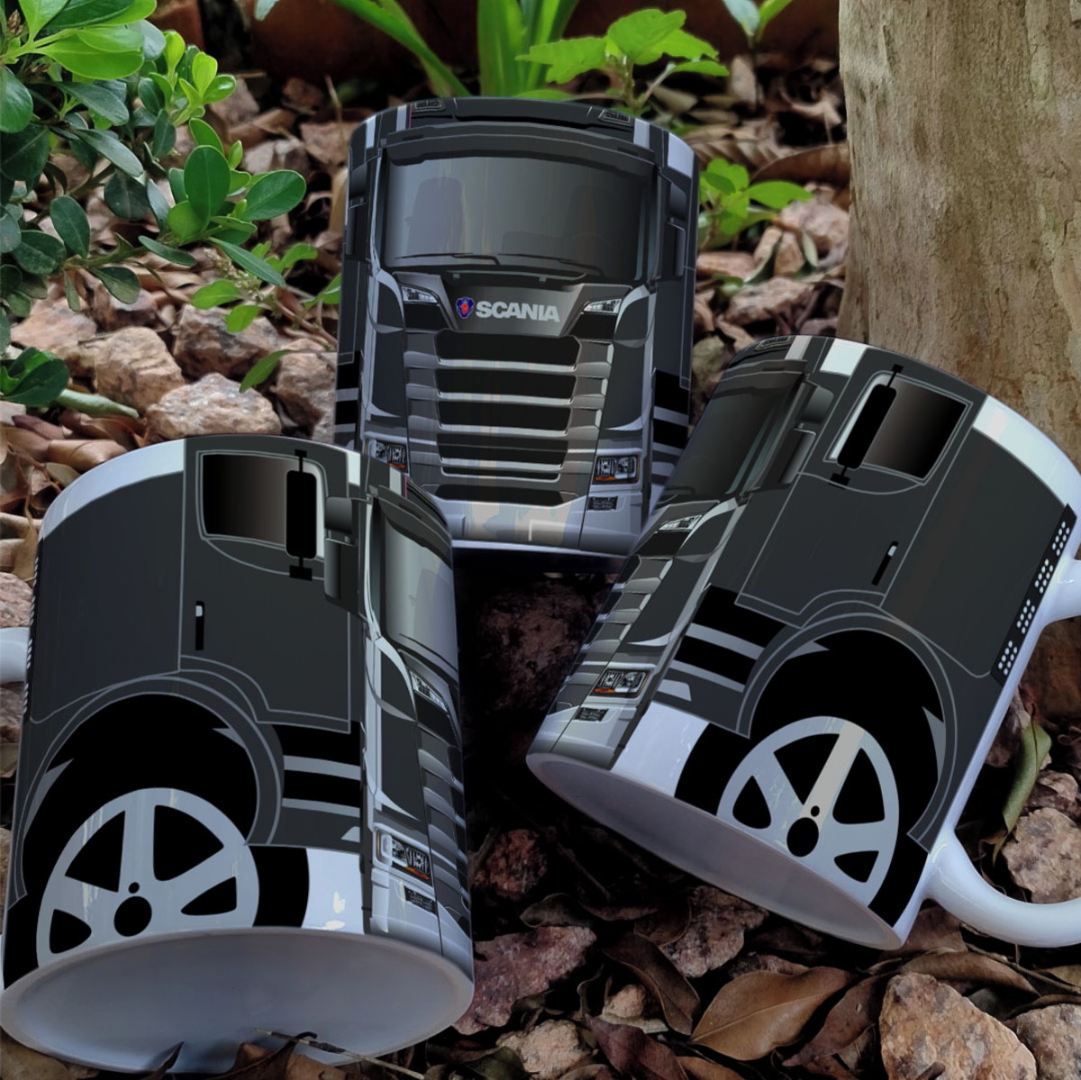 Arte Digital Caneca Caminhão Scania para Sublimação 5 Arte Digital Caneca Caminhão Scania para Sublimação - Imagem 5