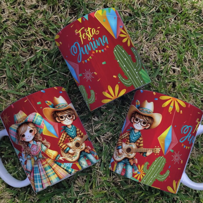 Artes Digitais Canecas Festa Junina Png E Corel 3