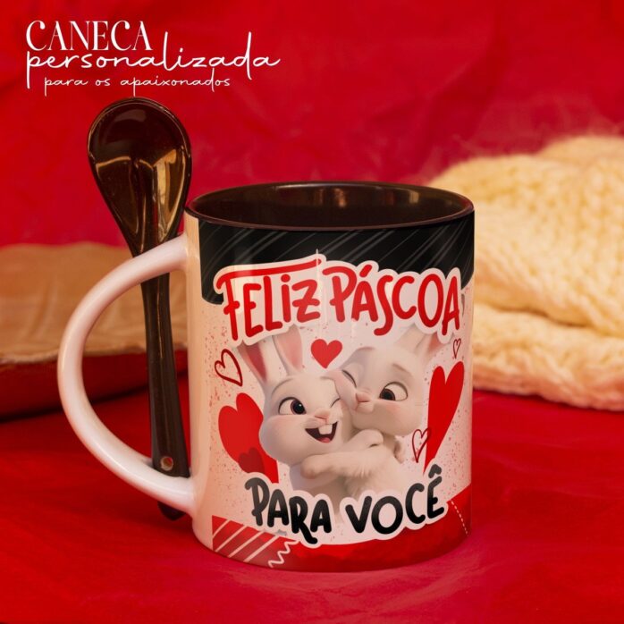 Artes Digitais Canecas Páscoa - Arquivo Digital