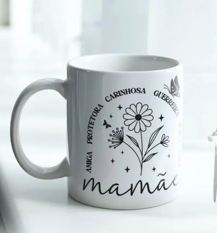 Artes Elegantes para Canecas Personalizadas de Mães