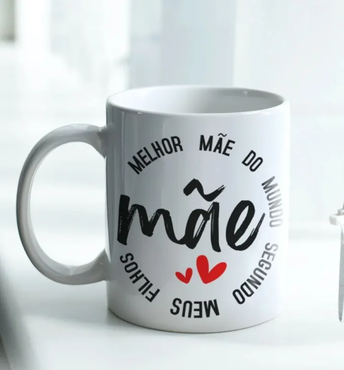 Artes Elegantes para Canecas Personalizadas de Mães