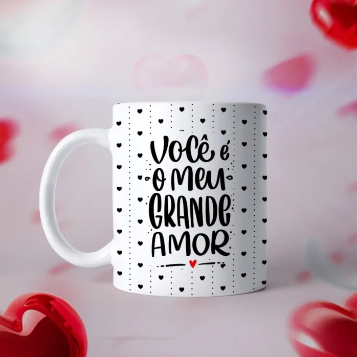 Artes em JPG para Personalizar Canecas de Namorados