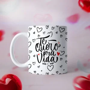 Artes em JPG para Personalizar Canecas de Namorados