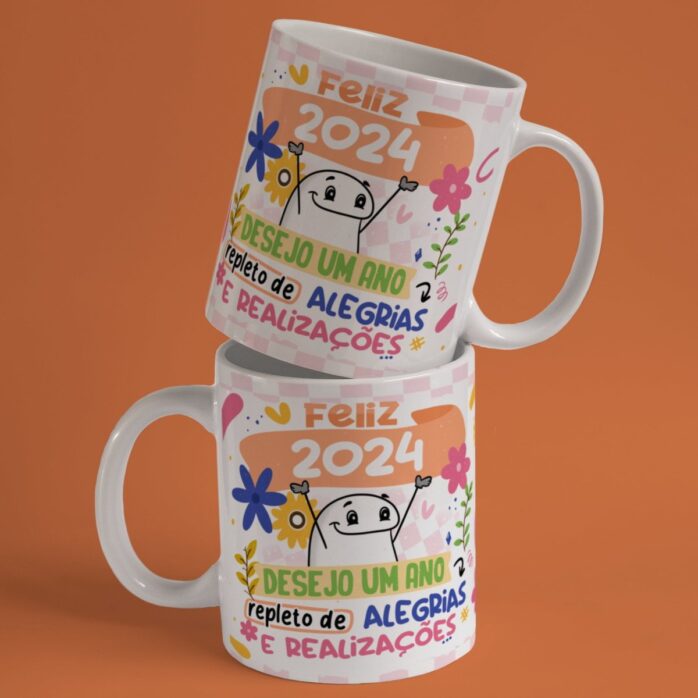 Artes para Caneca Flork Ano Novo
