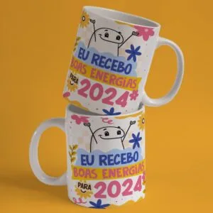 Artes para Caneca Flork Ano Novo