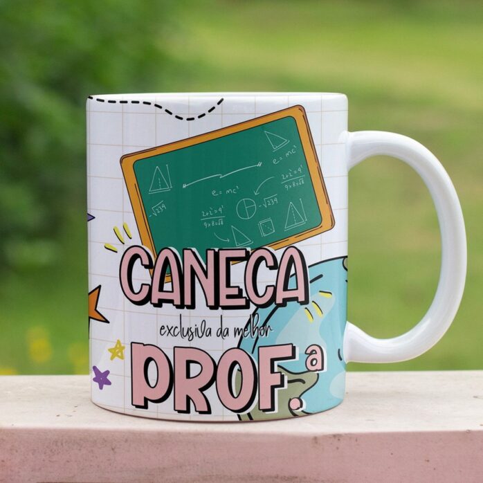 Artes para Canecas Professoras - Png e Corel