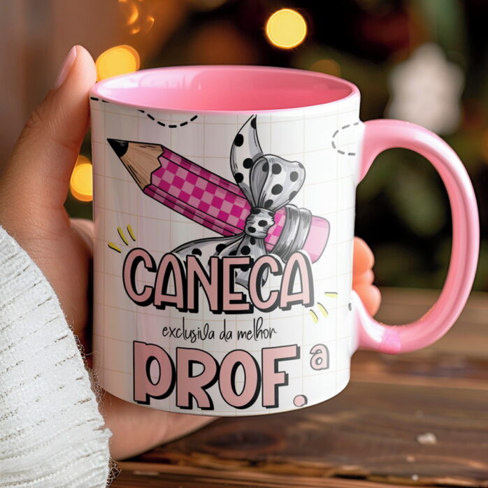 Artes para Canecas Professoras - Png e Corel
