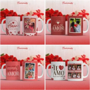 Artes Prontas para Canecas e Camisas - Amor e Carinho