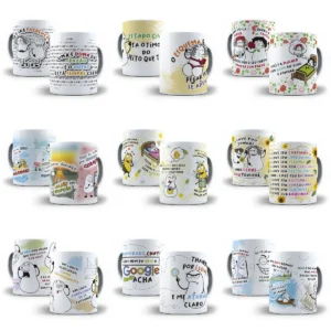 Artes Românticas Flork para Canecas - Dia dos Namorados