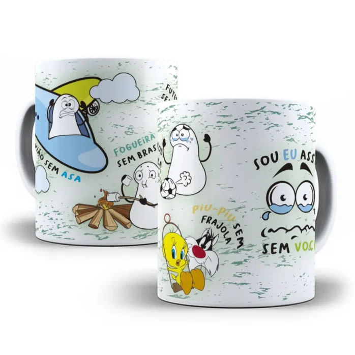 Artes Românticas Flork para Canecas - Dia dos Namorados