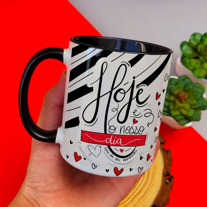 Artes Sublimação Caneca Namorados Frases Love Amor Paixão