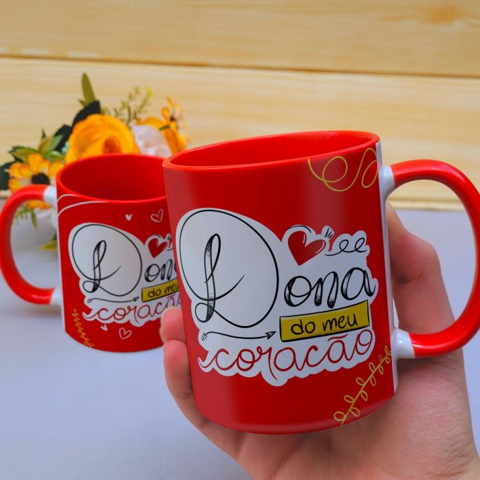 Artes Sublimação Caneca Namorados Frases Love Amor Paixão