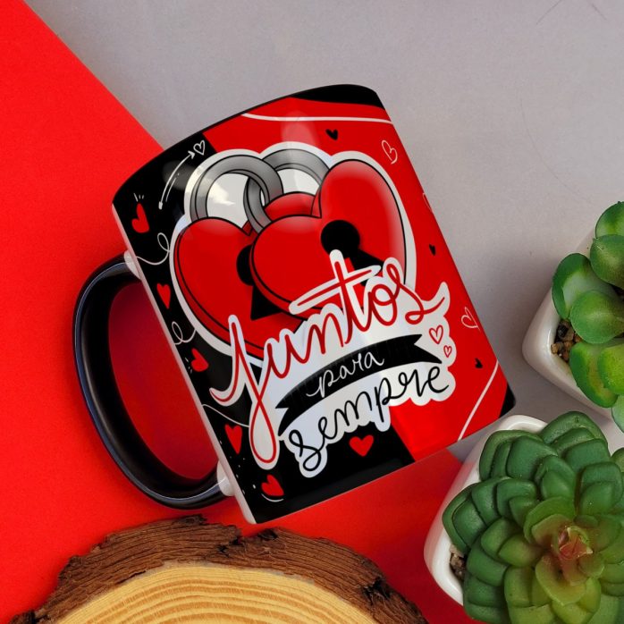 Artes Sublimação Caneca Namorados Frases Love Amor Paixão