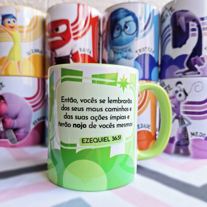 Artes Sublimação Canecas Divertidamente Biblicamente - Png