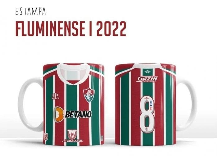 Artes Sublimação Canecas Times Futebol Tema Camisetas