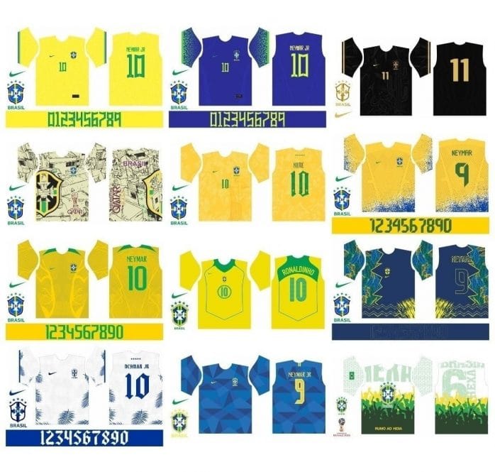 Artes Sublimar Camisa Brasil Copa Mundo 2022 Editável Corel