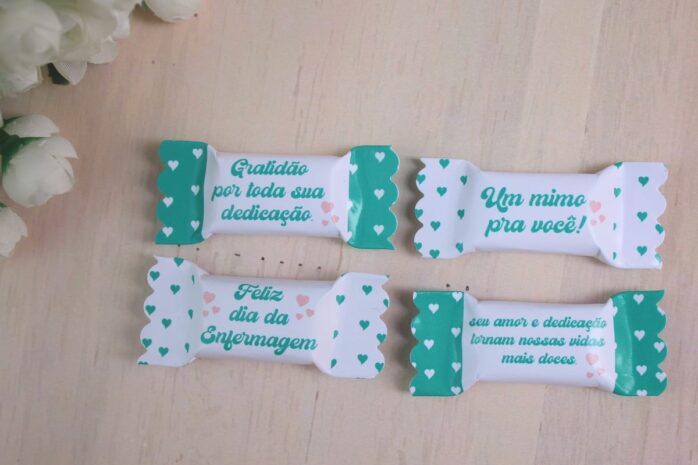 Bala com Card - Dia do Enfermeiro