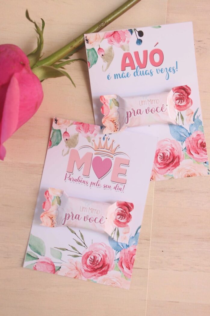 Balas e Cards Dia das Mães