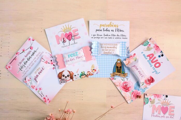 Balas e Cards Dia das Mães