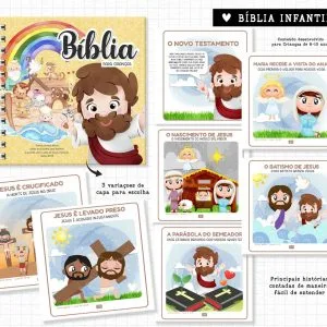 Bíblia Infantil Ilustrada - Arquivo Digital Encadernação Pdf