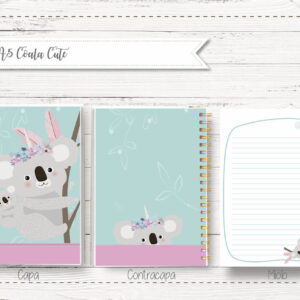 Bloco A5 Coala Cute