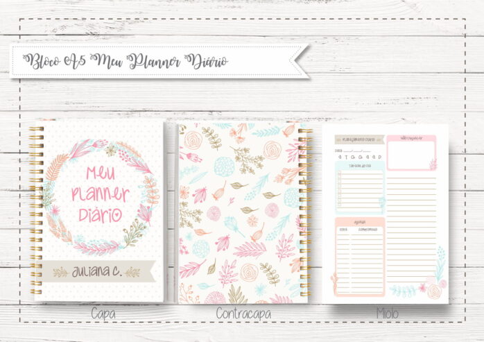 Bloco A5 Meu Planner Diário
