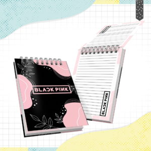 bloquinho a6 black pink arquivo digital