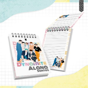 Bloquinho A6 BTS Personalizável Arquivo Digital PNG PDF 11 bloquinho a6 bts arquivo digital