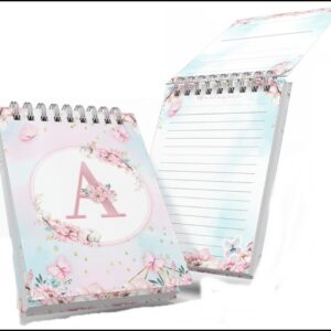 Bloquinho A6 Floral Alfabeto