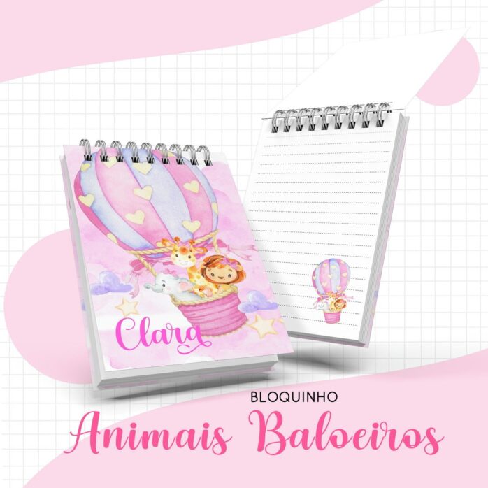 Bloquinho Animais Baloeiro Menina
