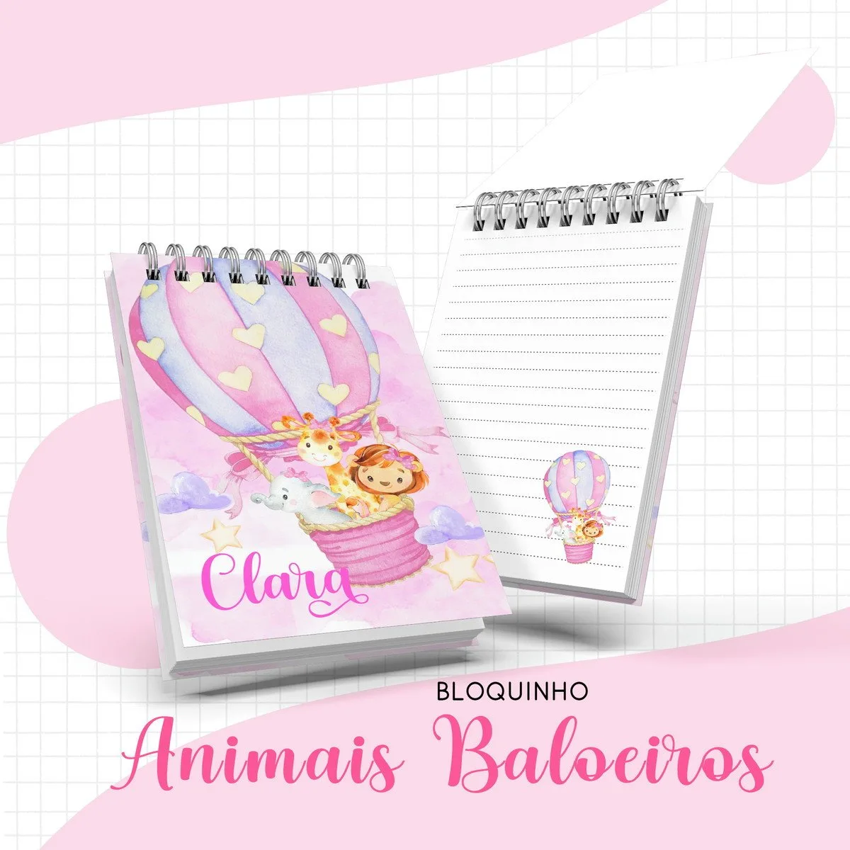 Bloquinho Animais Baloeiro Menina