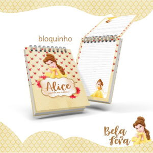 Bloquinho Anotações A Bela e a Fera