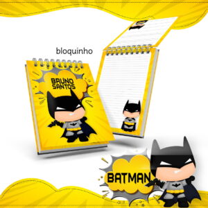 bloquinho anotacoes batman cute arquivo digital