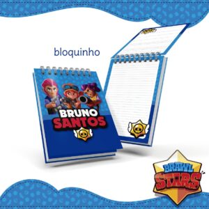 Bloquinho Anotações Brawl Stars