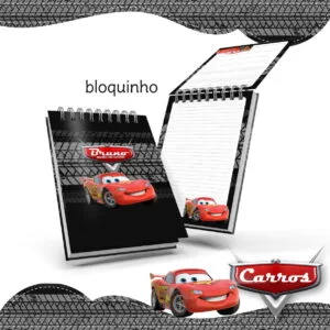 Bloquinho Anotações Carros 7 Bloquinho Anotações Carros
