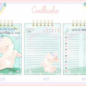 Bloquinho Anotações Coelinha Mãe