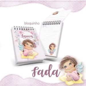 Bloquinho Anotações Fada 11 Bloquinho Anotações Fada